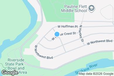 Map image of the property - 5405 W Manor Crest St