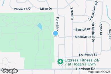 Map image of the property - 758 Forestdale Dr