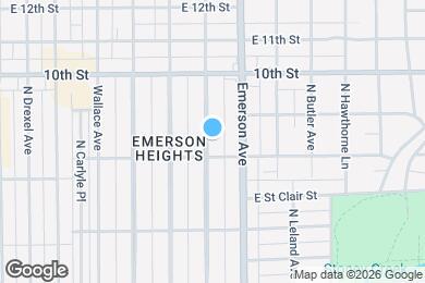 Map image of the property - 815 N Bancroft St