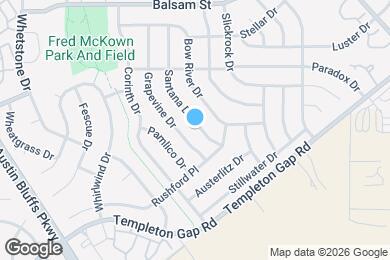 Map image of the property - 5844 Santana Dr