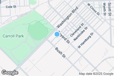 Map image of the property - 1419 Ward St