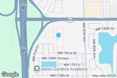 Map image of the property - 18301 NW 89th Ave