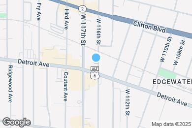 Map image of the property - 1374 W 116th St