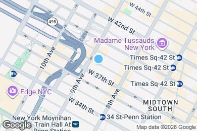Map image of the property - 356 W 37th St