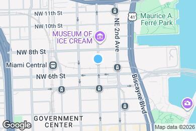 Map image of the property - 652 NE 1st Ave