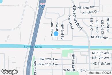 Map image of the property - 1411 NW 3rd St