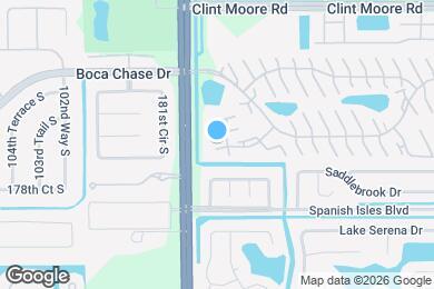 Map image of the property - 9975 Boca Gardens Trail