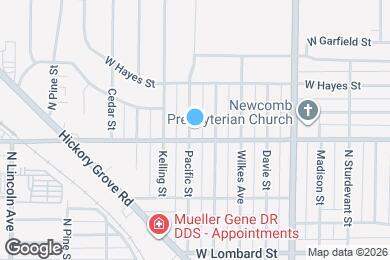 Map image of the property - 2609 Pacific St
