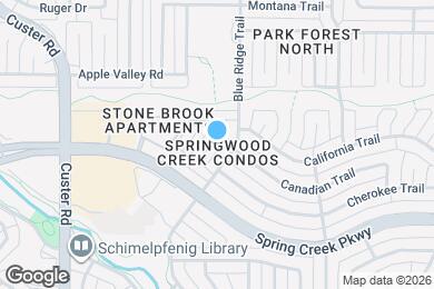 Map image of the property - 1801 W Spring Creek Pky