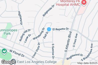 Map image of the property - 1360 Dell Dr