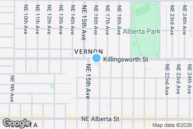 Map image of the property - 5431 NE 16th Ave