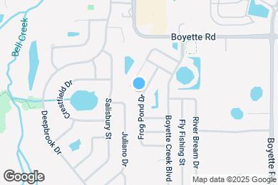 Map image of the property - 10323 Frog Pond Dr