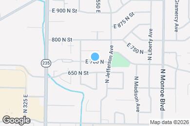 Map image of the property - 555 E 700 N