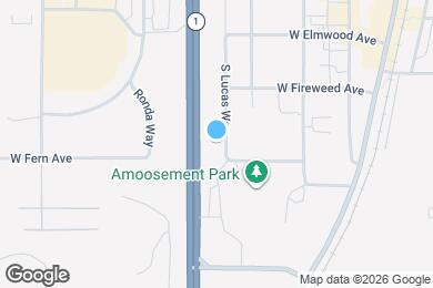 Map image of the property - 1054 S Lucas Way