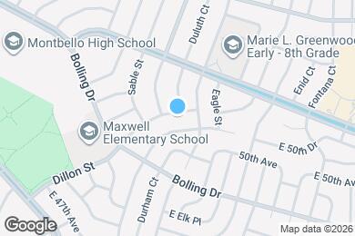Map image of the property - 4998 Dillon St