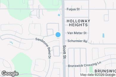 Map image of the property - 3431 Halle Trace Ln