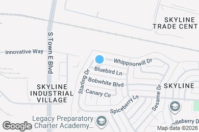 Map image of the property - 2641 Bluebird Ln