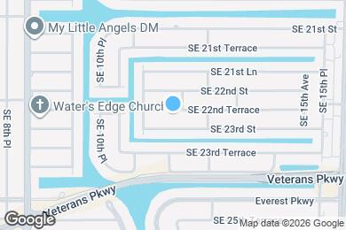 Map image of the property - 1122 SE 22nd Terrace