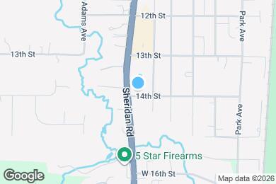 Map image of the property - 1399 Sheridan Rd