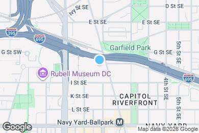 Map image of the property - 853 New Jersey Ave SE