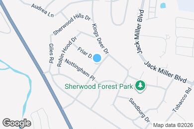 Map image of the property - 205 Lady Marion Dr