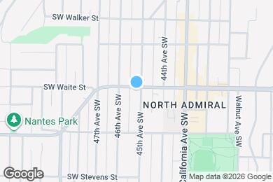 Map image of the property - 4501 SW Admiral Way