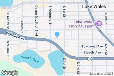 Map image of the property - 26 W Polk Ave
