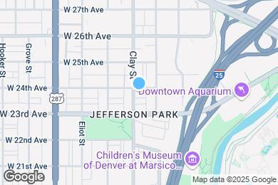 Map image of the property - 2622 W 24th Ave