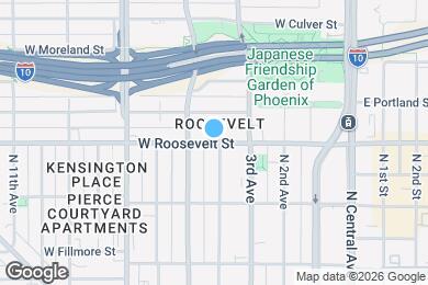 Map image of the property - 330 E Roosevelt St