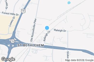 Map image of the property - 2302 Raleigh Ct