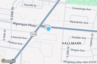 Map image of the property - 3019 Penway Ave