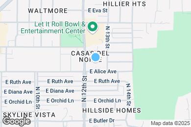Map image of the property - 1231 E Lawrence Ln
