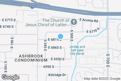 Map image of the property - 436 E 6815 S