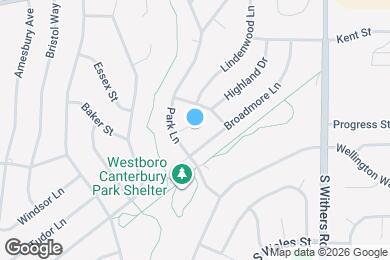 Map image of the property - 1435 Park Cir