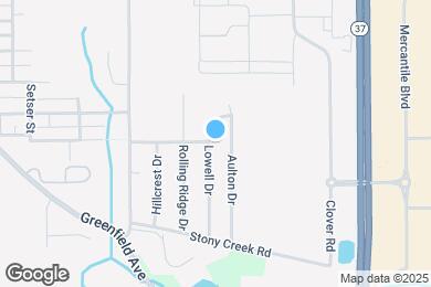 Map image of the property - 16804 Lowell Dr