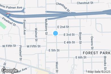 Map image of the property - 2034 E 3rd St