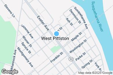 Map image of the property - 614 Exeter Ave