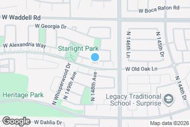 Map image of the property - 14789 W Alexandria Way
