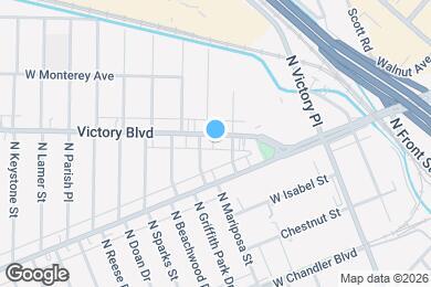Map image of the property - 1214 W Victory Blvd