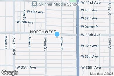 Map image of the property - 3130 W 38th Ave