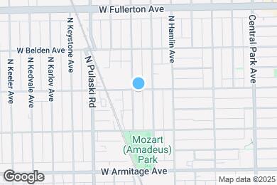 Map image of the property - 3853 W Palmer St