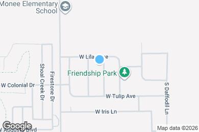 Map image of the property - 25610 S Rose Ln
