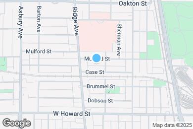 Map image of the property - 816 Mulford St