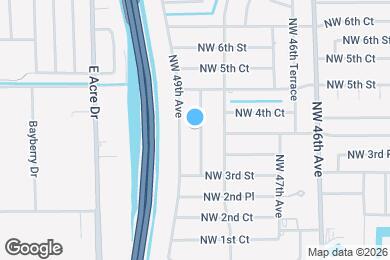 Map image of the property - 401 NW 48th Terrace