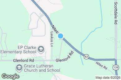 Map image of the property - 4024 Niles Rd