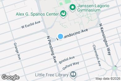 Map image of the property - 1220 W Mendocino Ave