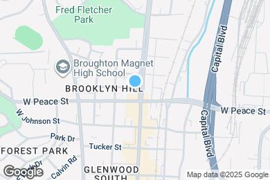 Map image of the property - 601 Hinsdale St