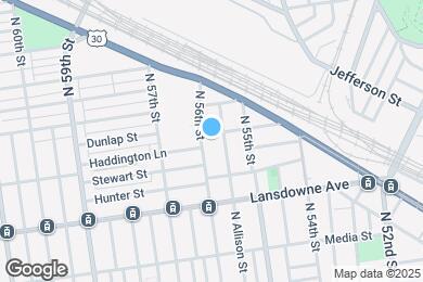 Map image of the property - 5544 W Jefferson St