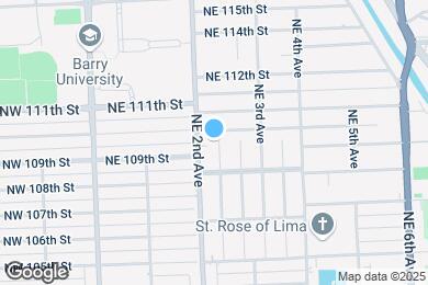 Map image of the property - 10860 NE 2nd Ct