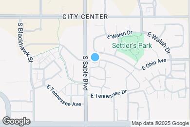 Map image of the property - 909 S Dawson Way